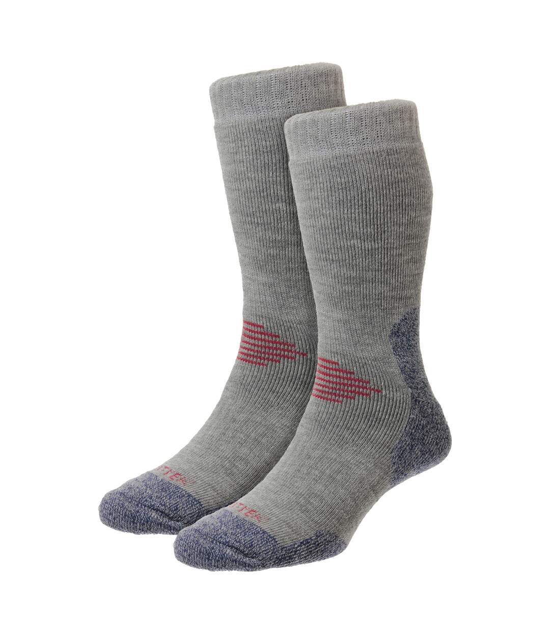 HJ Hall - Chaussettes Randonnée Homme Laine Anti-Ampoules Soutien Voûte-1