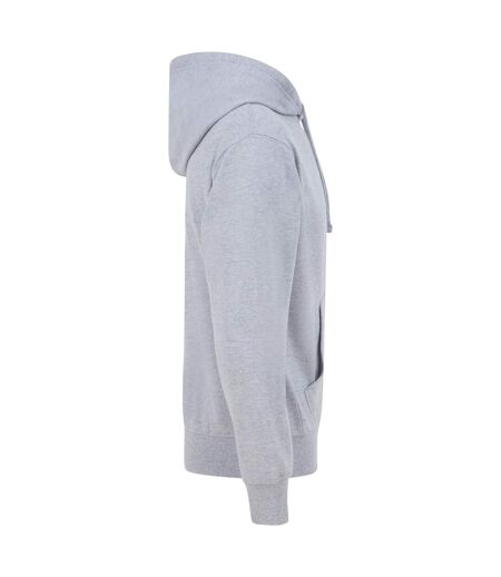 Mens Ringspun Cotton Hoodie Sports Grey Casual Classics