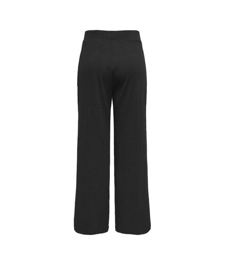Pantalon côtelé noir femme only wide pant