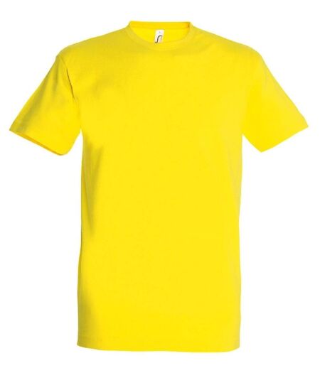 T-shirt manches courtes - Mixte - 11500 - jaune citron