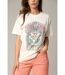 T-shirt oversize exotique à manches courtes et au col rond 100% coton SUMMDAYS-1