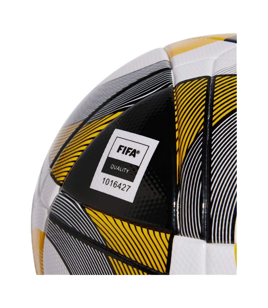 Ballon De Foot Motif/style Emblème Kings League Taille 5 Blanc Jaune Noir Adidas-3