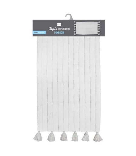 Tapis de Salle de Bain Minatis 50x80cm Blanc