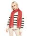 écharpe Douce Femme à  Motifs - Rouge Chic et élégante pour l'Automne-Hiver-1