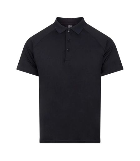 Unisex Adult Team Polo Shirt Black Finden & Hales