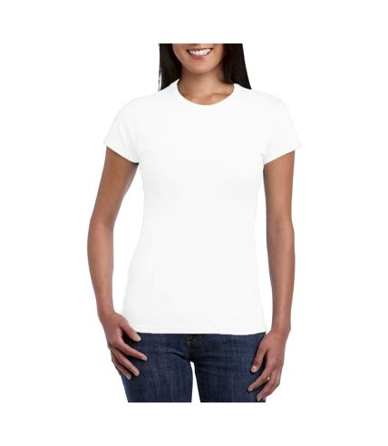 Gildan Ladies Soft Style Short Sleeve T-Shirt (White) - UTBC486