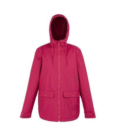 Veste imperméable broadia femme rose foncé Regatta