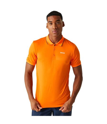 Mens Remex Ii Polo Shirt Persimmon Solid Regatta