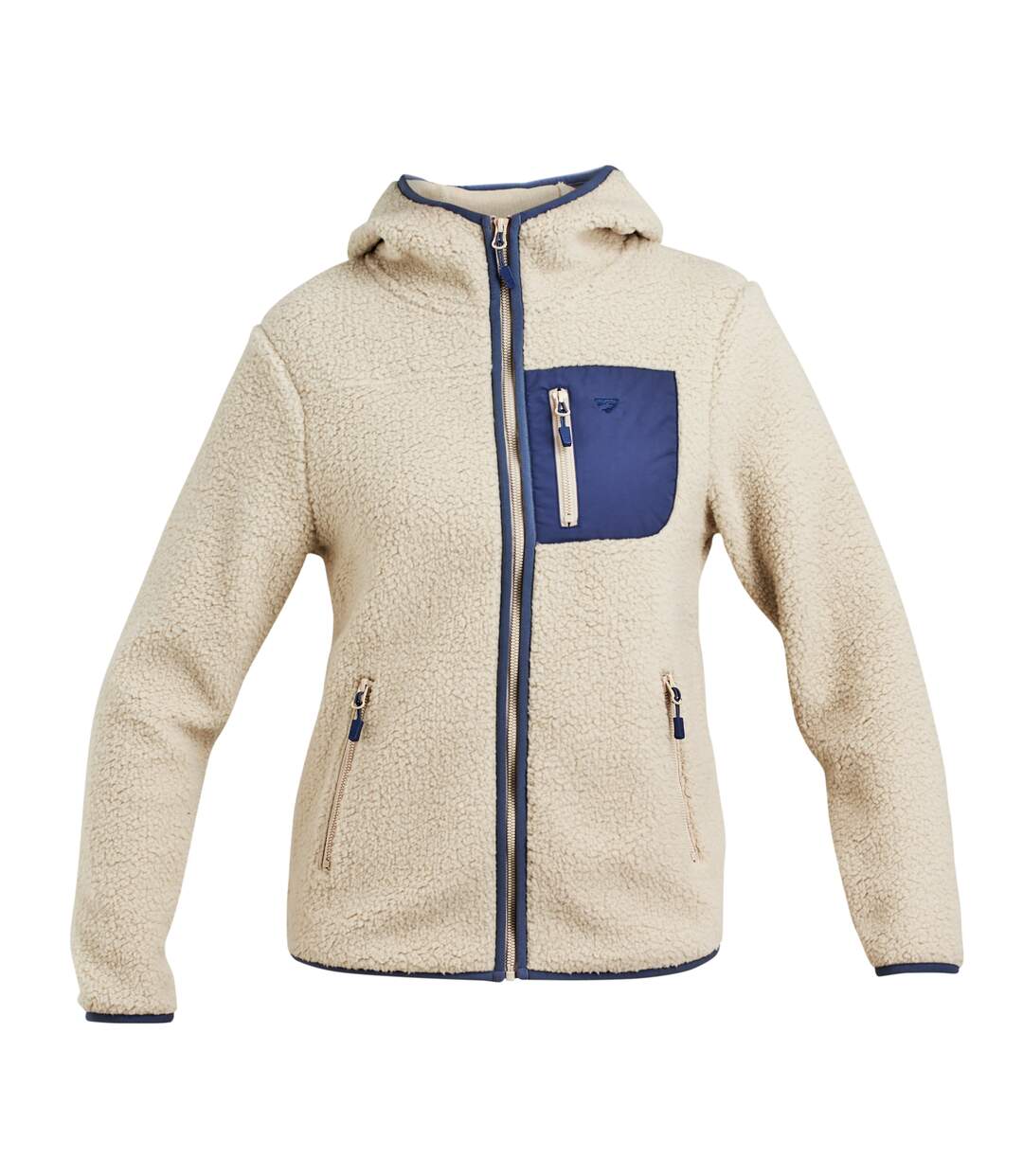 Veste polaire clement femme beige pâle Aubrion