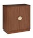 Buffet 2 portes effet noyer WANY - Marron-1