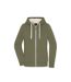 Veste Doubleface Femme Olive Blanc Cassé James And Nicholson-1