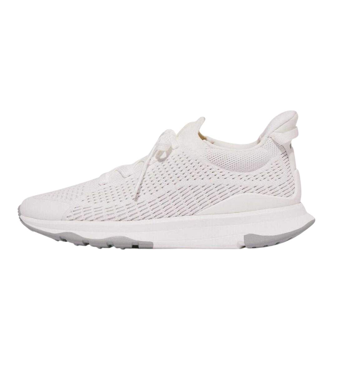 Womens/ladies Ffx Knitted Trainers White Grey Fit Flop-2