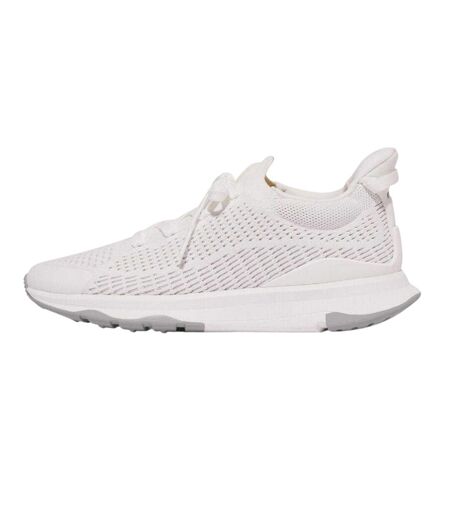 Womens/ladies Ffx Knitted Trainers White Grey Fit Flop