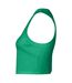 Womens/ladies muscles micro-rib tank top solid kelly green Bella + Canvas