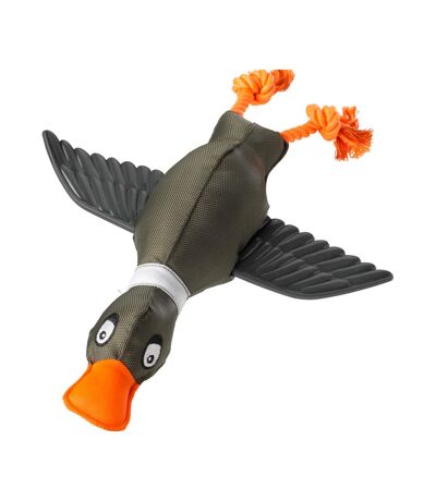 Duck thrower with wings dog toy one size khaki House of Paws