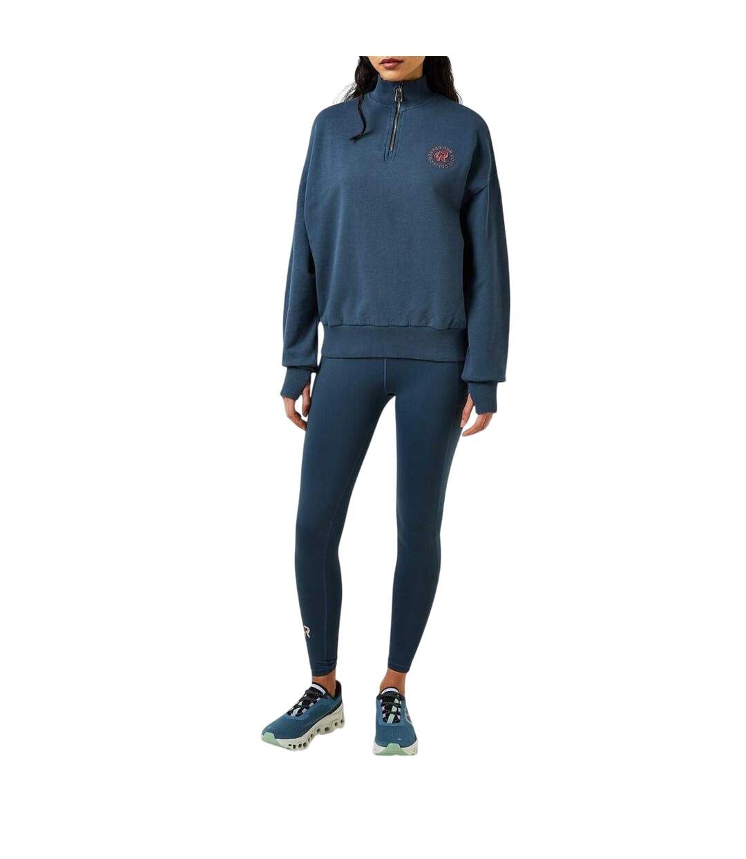 Womens/ladies Cotton Jumper Midnight Red Run-4