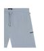 Mens Waffle Pyjama Shorts Blue Boss-4