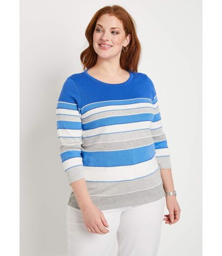 Pull maille jacquard fantaisie