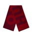 Lettering Midweight Logo Scarf One Size Pink Hugo-1
