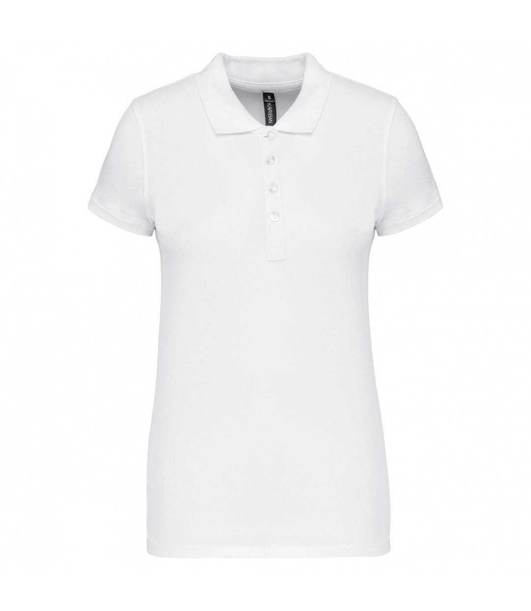 Polo femme blanc Kariban