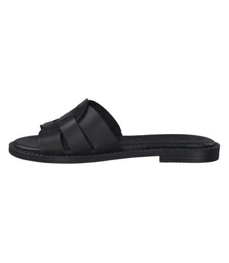 Mule plate cuir Tamaris Cuoio