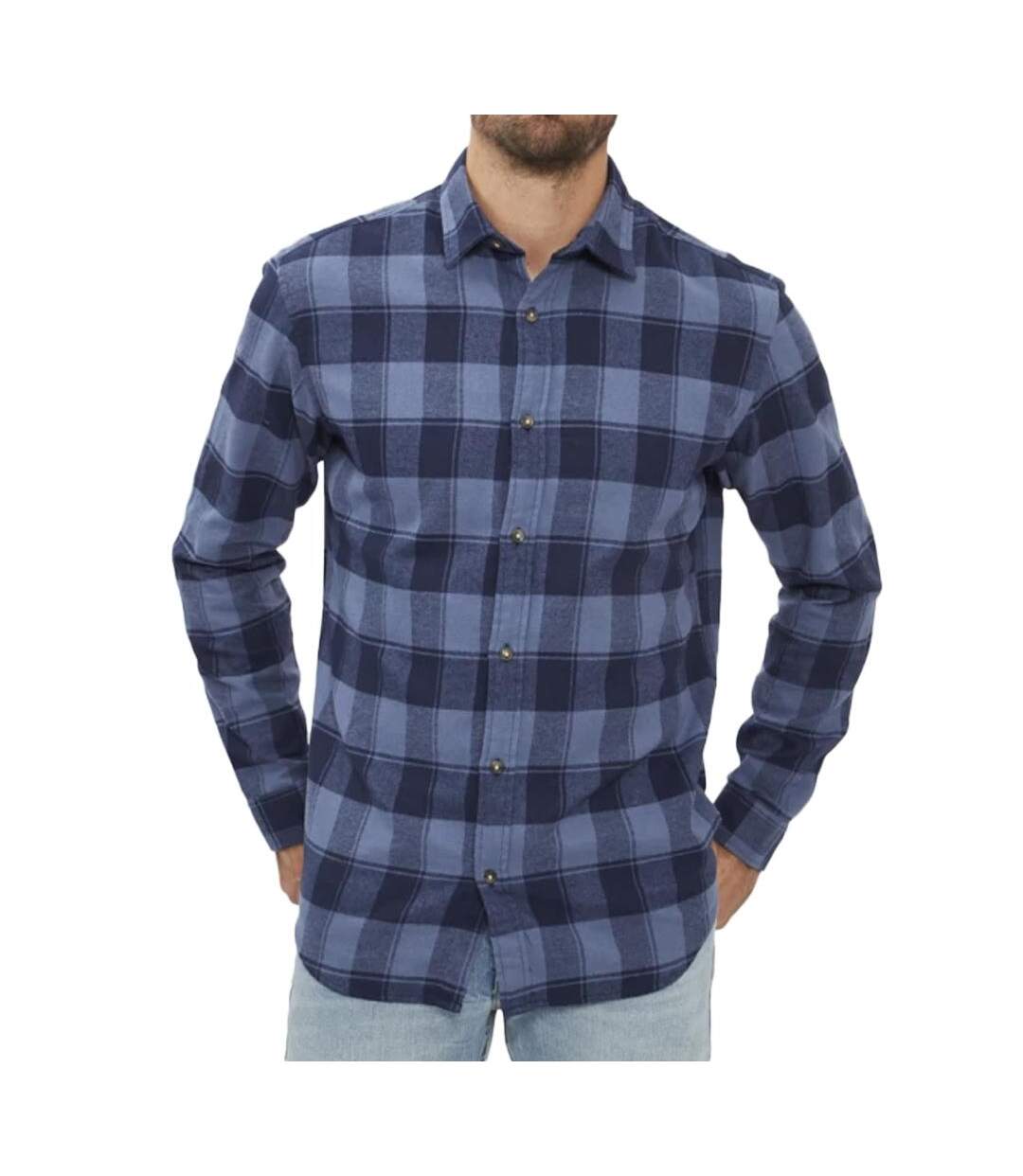 Chemise manches longues noir/bleu homme jack & jones fall buffalo-1