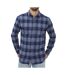 Chemise manches longues noir/bleu homme jack & jones fall buffalo-1