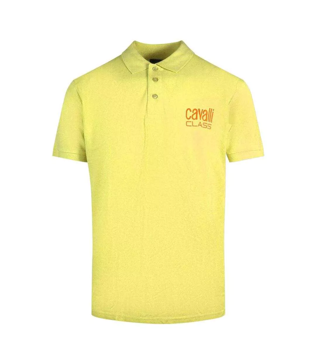 Polo Motif Vif Adulte Jaune Cavalli Class-1