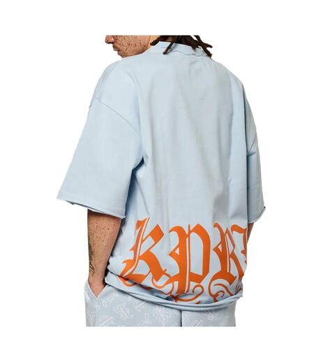 T-Shirt bleu/orange mixte kaporal vorb