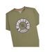 T-shirt Style Disque Vinyle Homme Kaki Lambretta-4
