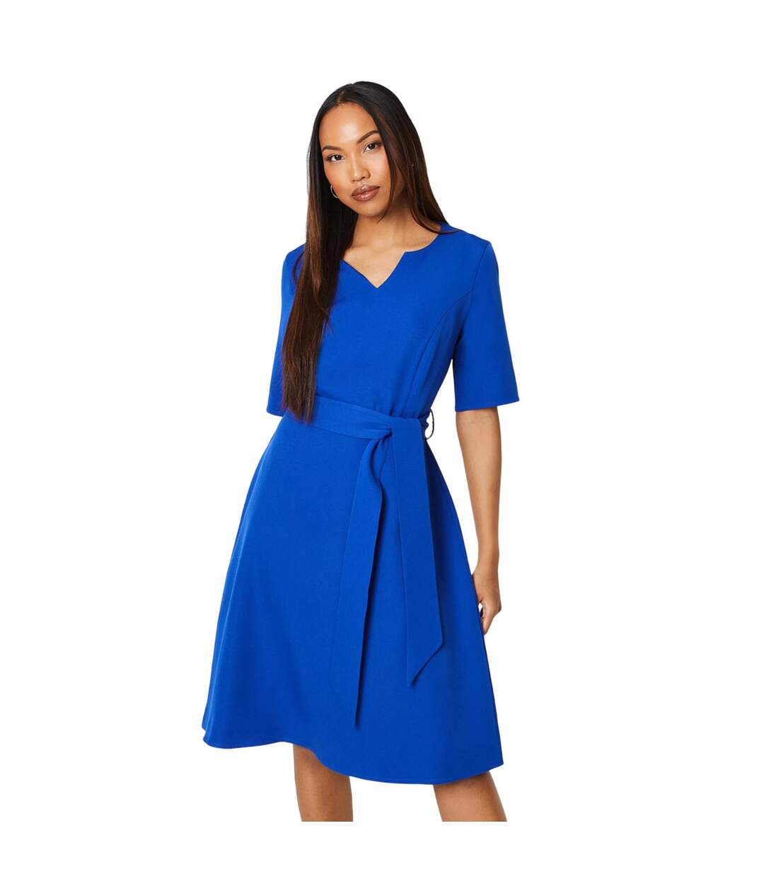 Mini robe femme cobalt Principles-1