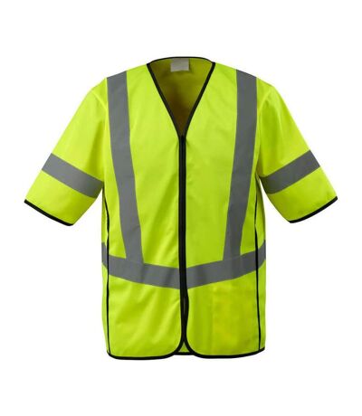 Gilet Haute Visibilité Manches Courtes Safe Supreme Packwood Adulte Jaune Fluo Mascot