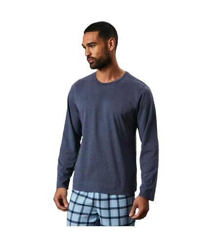 Pyjama brossé à carreaux pour hommes marine Maine Maine