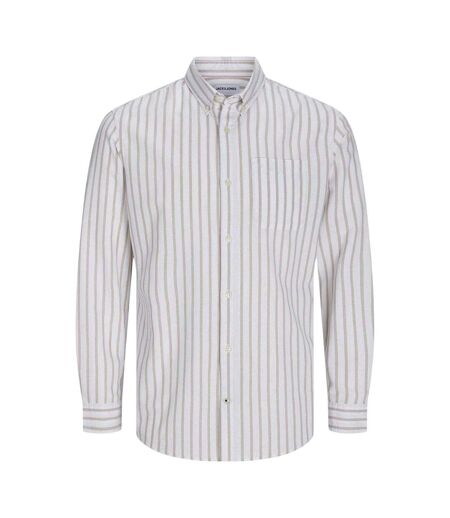 Mens Oxford Cotton Button-down Shirt Crockery Jack And Jones