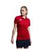 Womens/ladies Club Dry Polo Shirt Flag Red Canterbury-1