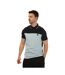 Mens Lario Block Polo Shirt Blue Navy Weekend Offender-2