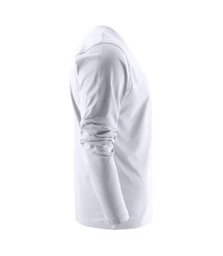 T-shirt Manches Longues Heavy Homme Blanc Printer