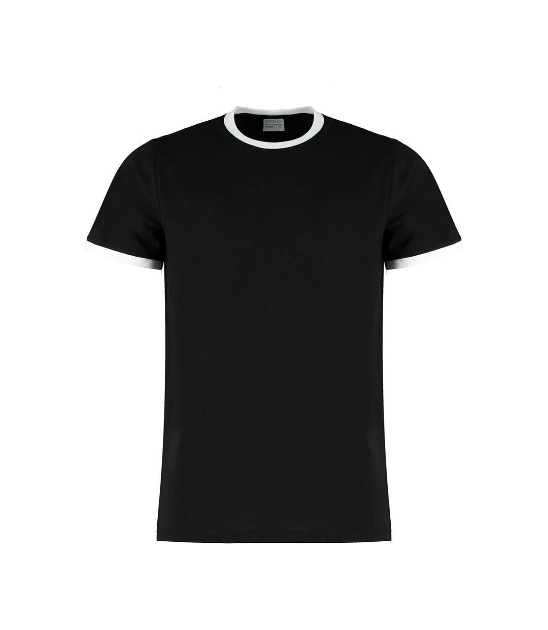 T-shirt homme noir / blanc Kustom Kit