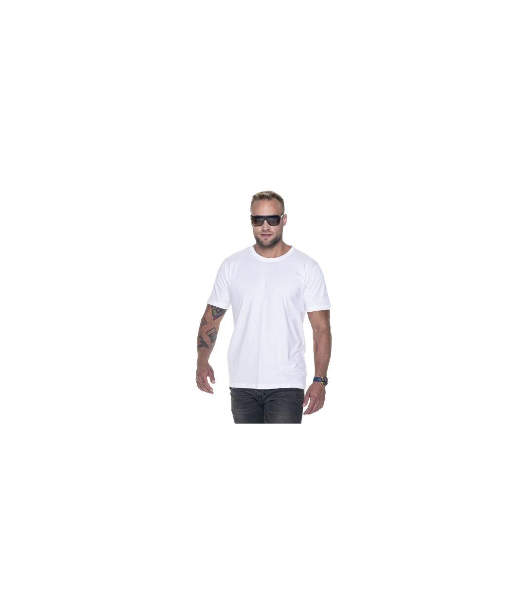 Mens Standard 150 T-shirt White Promostars-1