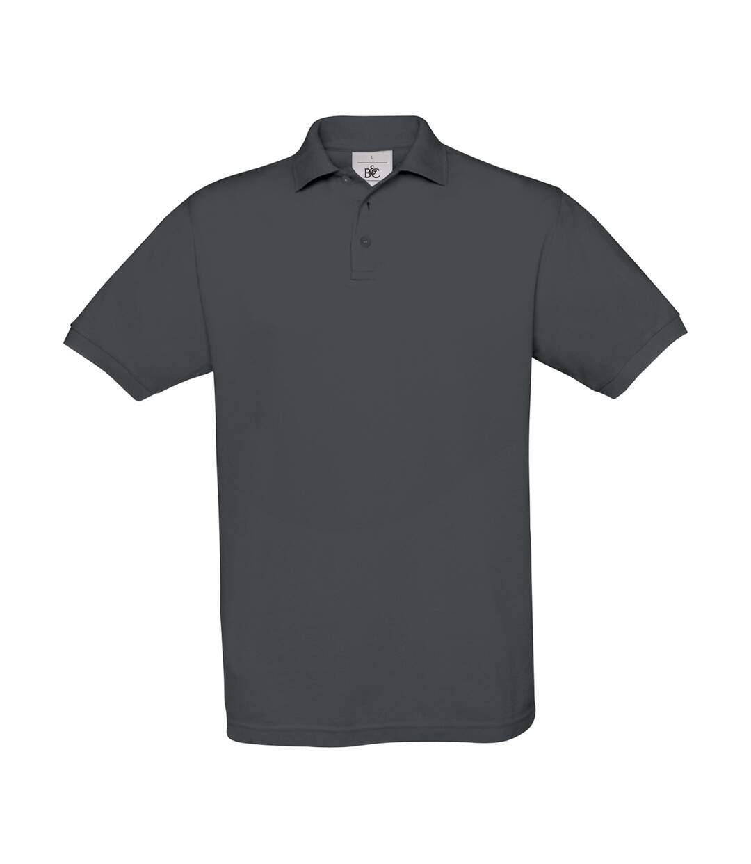 Polo manches courtes - homme - PU409 - gris foncé-1