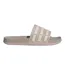 Womens/ladies Adilette Flat Sandals Taupe Adidas-1