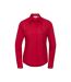 Chemisier Manches Longues Femme Rouge Classique Russell Collection-2
