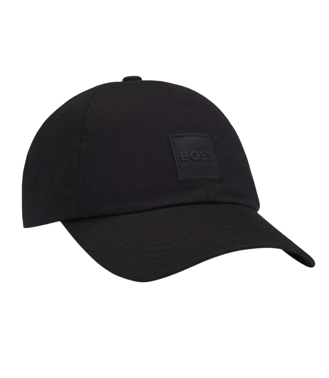 Mens Cotton Baseball Cap Black Boss-3