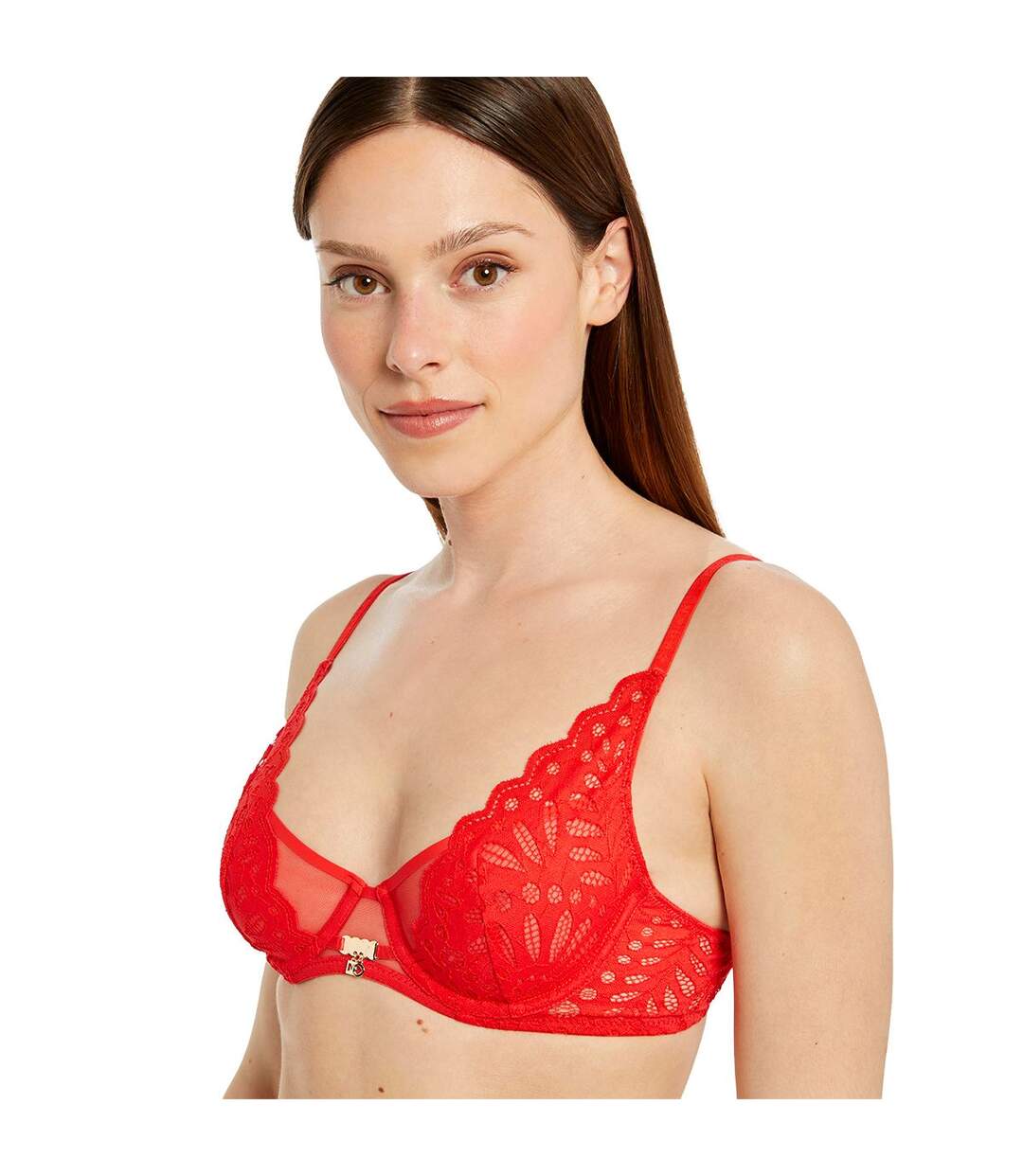 Soutien-gorge armature rouge Amélie-2