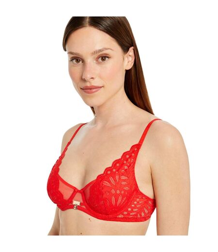 Soutien-gorge armature rouge Amélie