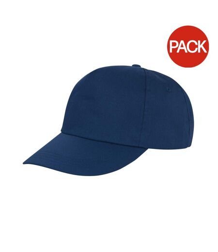 Lot de 2  casquettes houston adulte bleu marine Result