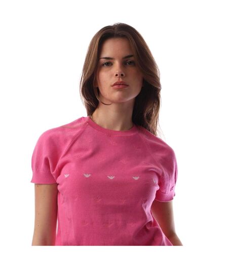Womens/ladies Top Pink Emporio Armani