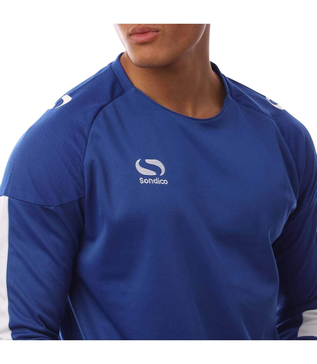 Mens Evolution Crew Neck Sweatshirt Blue Sondico-3