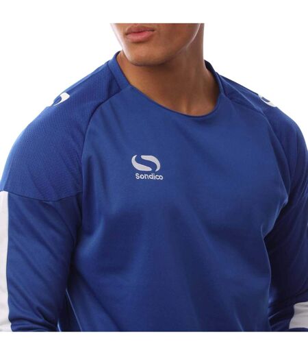Mens Evolution Crew Neck Sweatshirt Blue Sondico