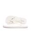 Tongs blanches femme calvin klein jeans flip flop tpu metall-1